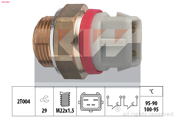 KW Ventilátor kapcsoló 550682_KW